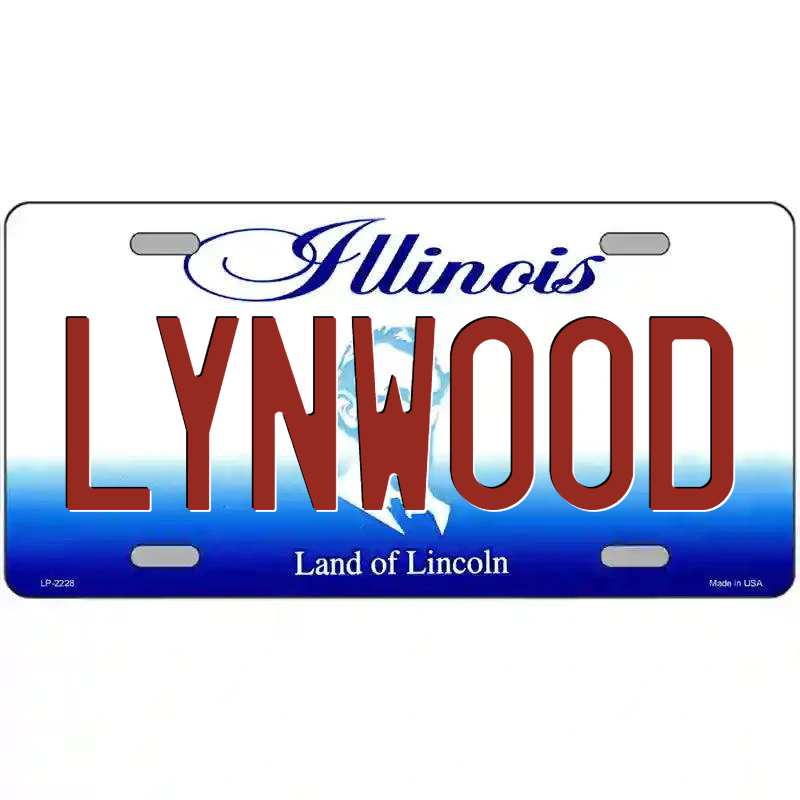 Lynwood Illinois Metal Sign
