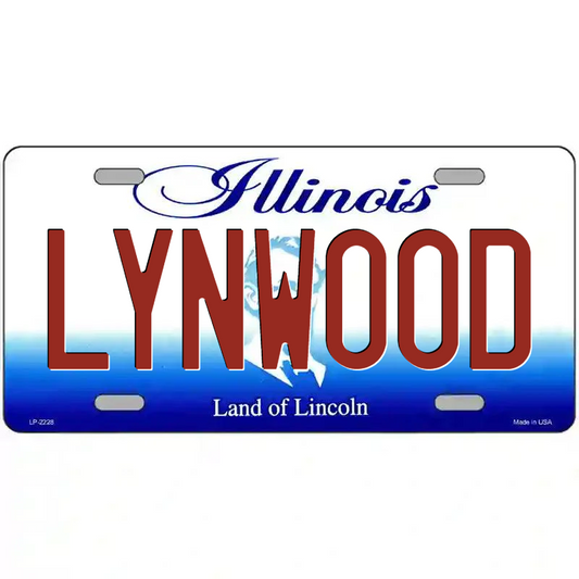 Lynwood Illinois Metal Sign