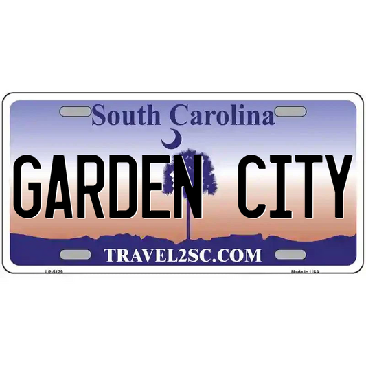 Garden City South Carolina Metal Sign