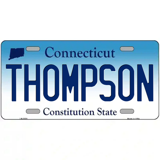 Thompson Connecticut Metal Sign