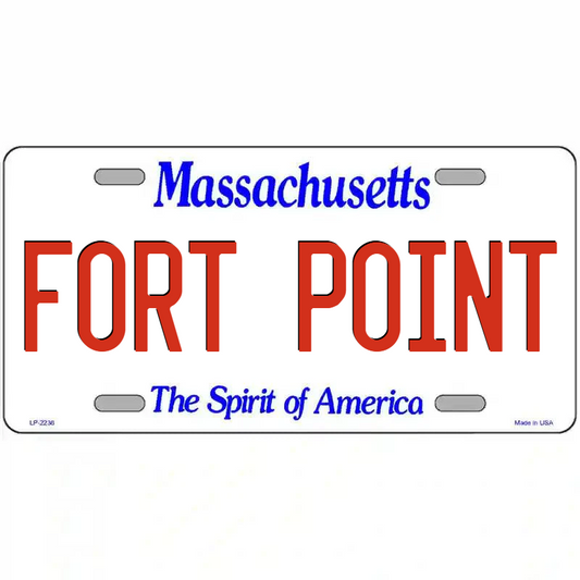 Fort Point Massachusetts Metal Sign