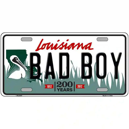 Bad Boy Louisiana Metal Sign