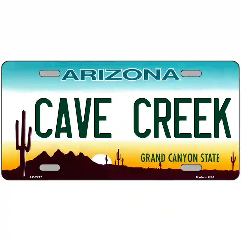 Cave Creek Arizona Metal Sign