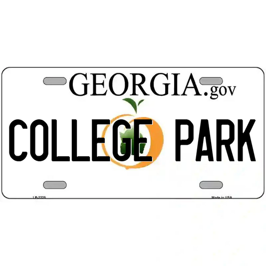 College Park Georgia Metal Sign