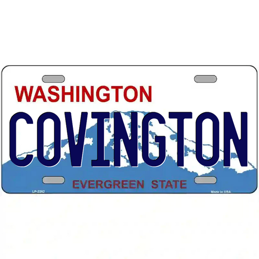 Covington Washington Metal Sign