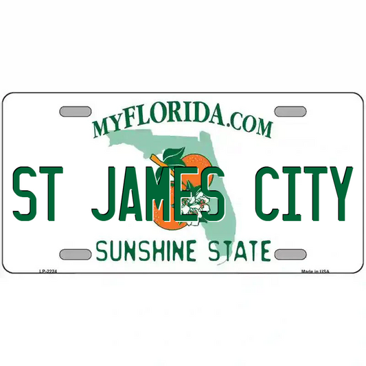 St James City Florida Metal Sign