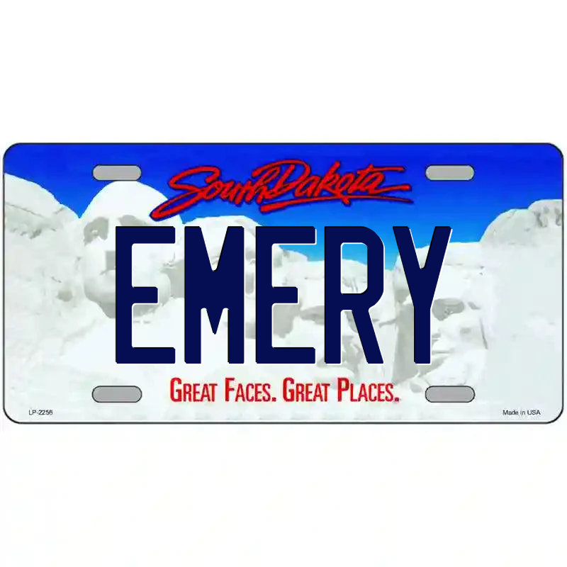 Emery South Dakota Metal Sign