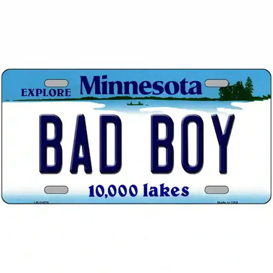 Bad Boy Minnesota Metal Sign
