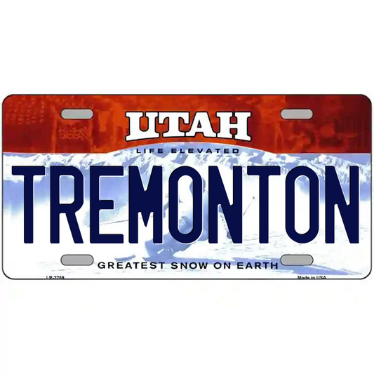 Tremonton Utah Metal Sign