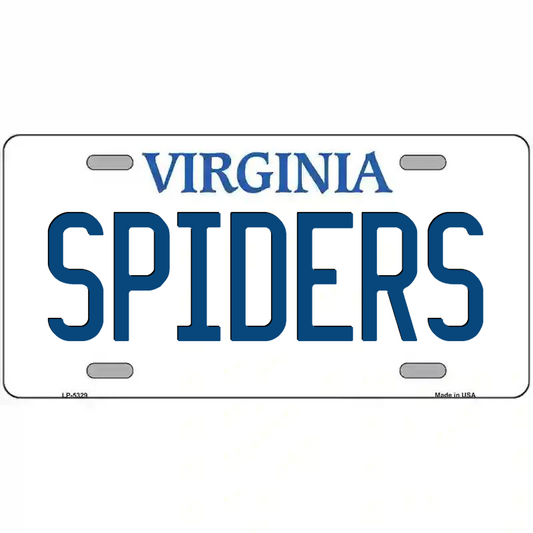 Spiders Virginia Metal Sign