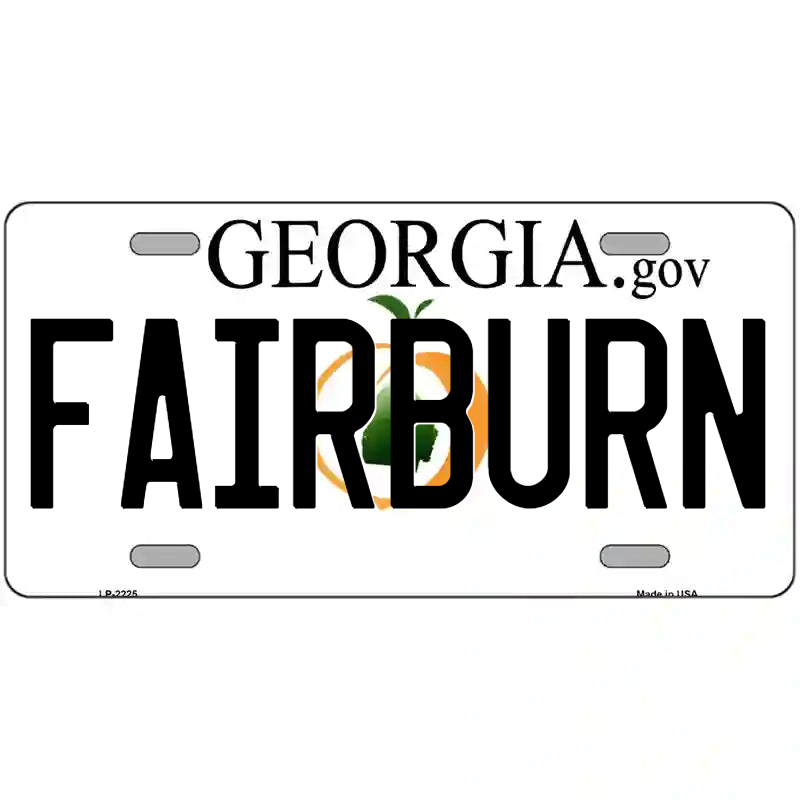 Fairburn Georgia Metal Sign