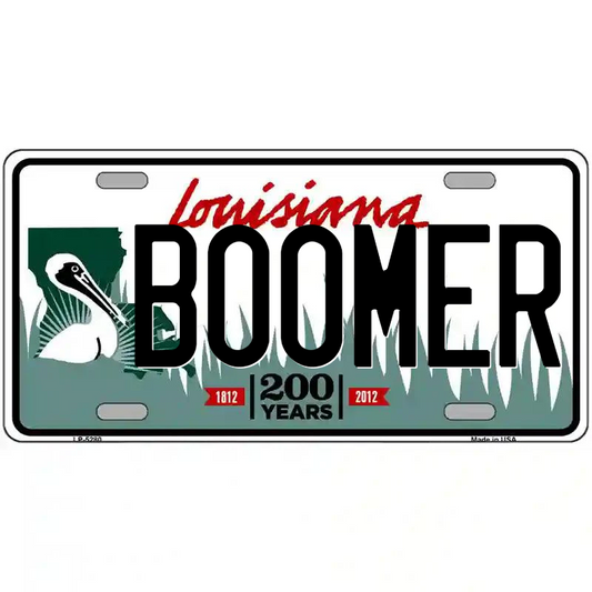Boomer Louisiana Metal Sign