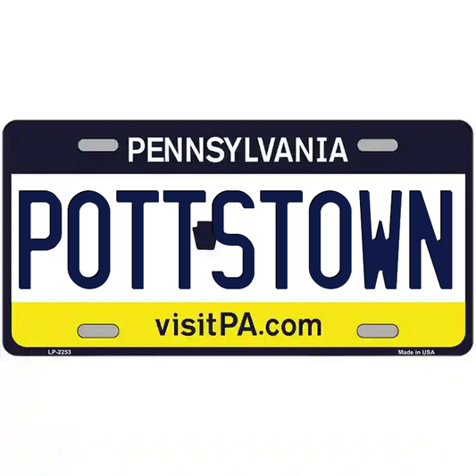Pottstown Pennsylvania Metal Sign