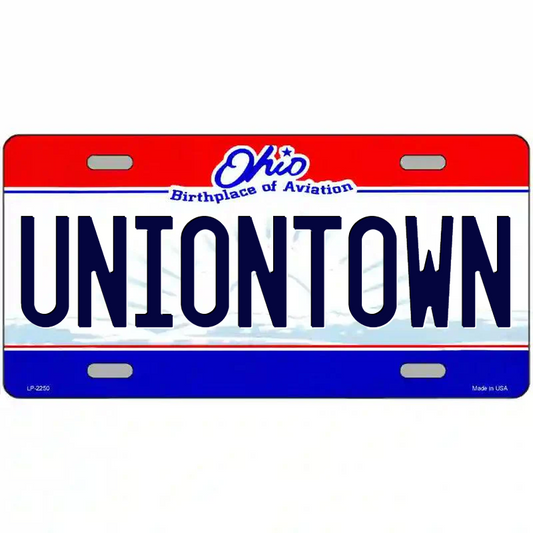 Uniontown Ohio Metal Sign
