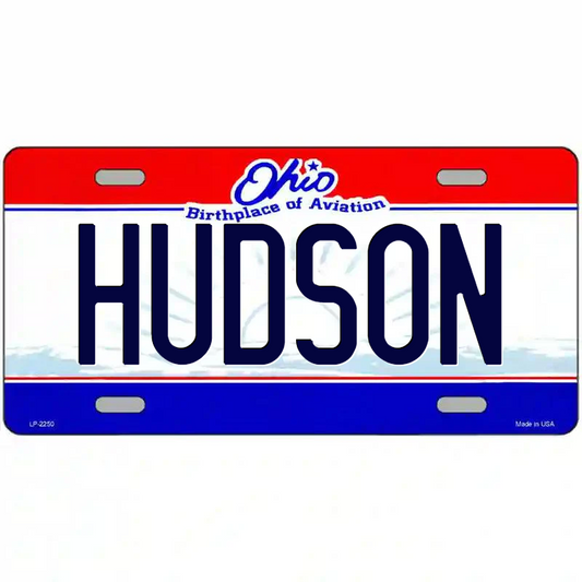 Hudson Ohio Metal Sign