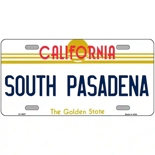 South Pasadena California Metal Sign