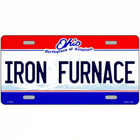 Iron Furnace Ohio Metal Sign