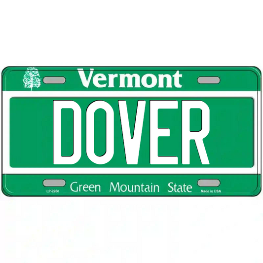 Dover Vermont Metal Sign