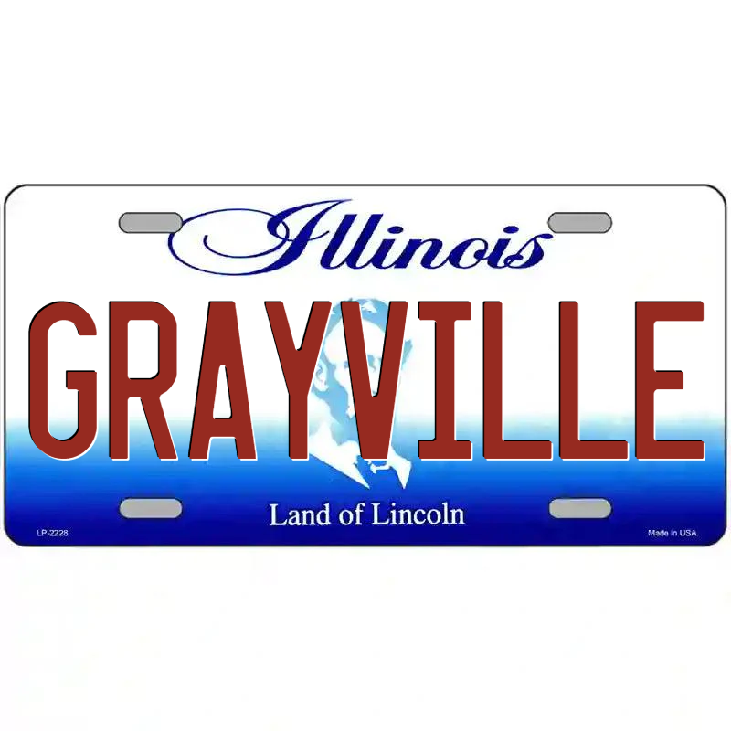 Grayville Illinois Metal Sign