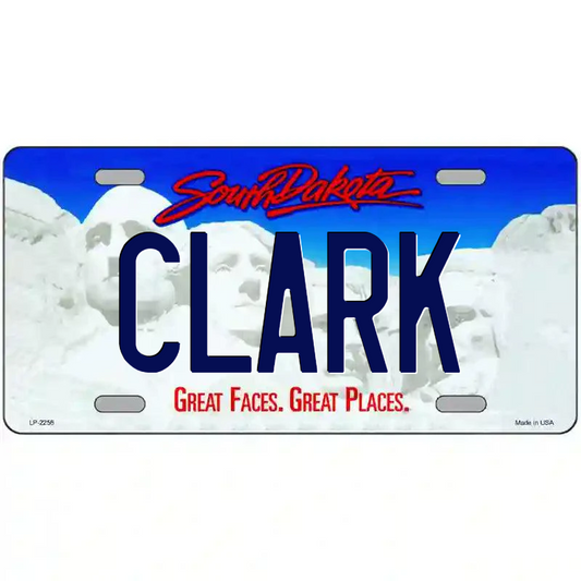 Clark South Dakota Metal Sign
