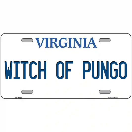 Witch of Pungo Virginia Metal Sign