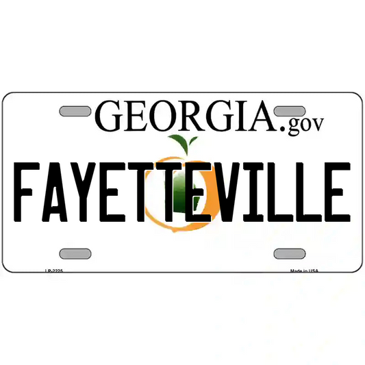 Fayetteville Georgia Metal Sign