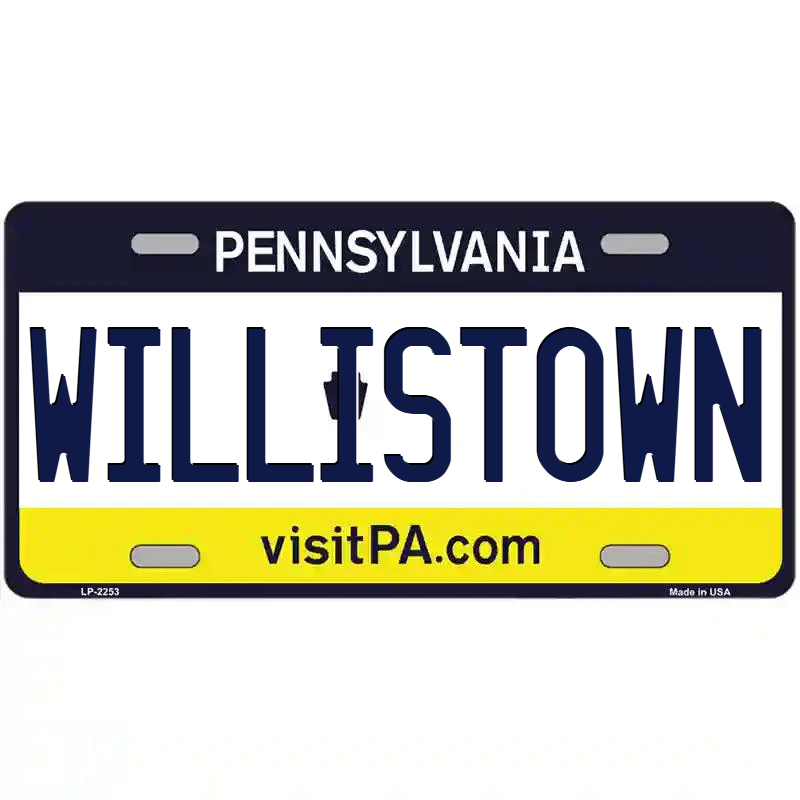 Willistown Pennsylvania Metal Sign