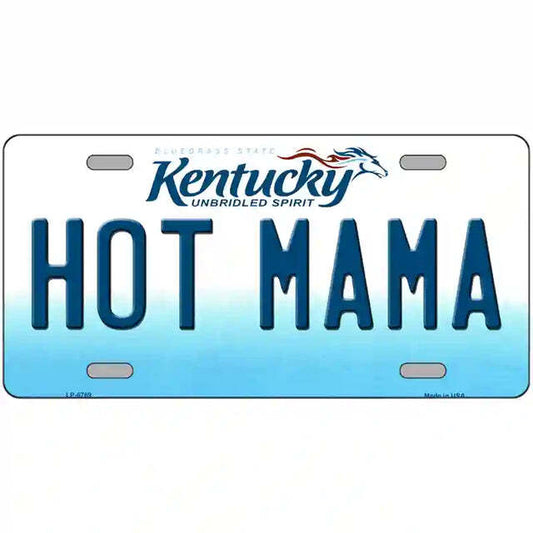 Hot Mama Kentucky Metal Sign