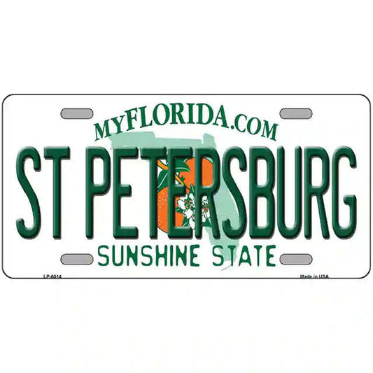 St Petersburg Florida Metal Sign