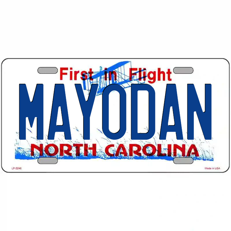 Mayodan North Carolina Metal Sign