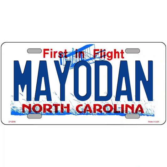 Mayodan North Carolina Metal Sign