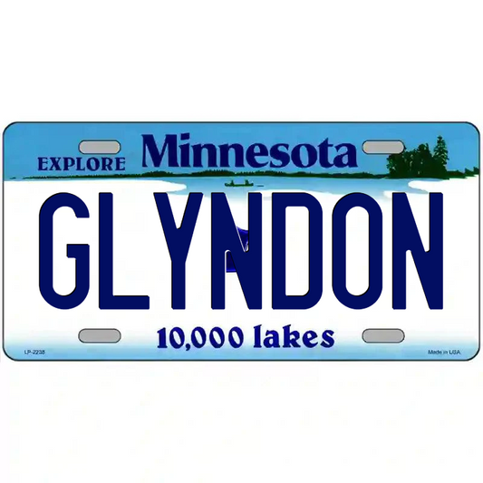 Glyndon Minnesota Metal Sign