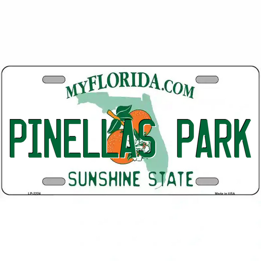 Pinellas Park Florida Metal Sign