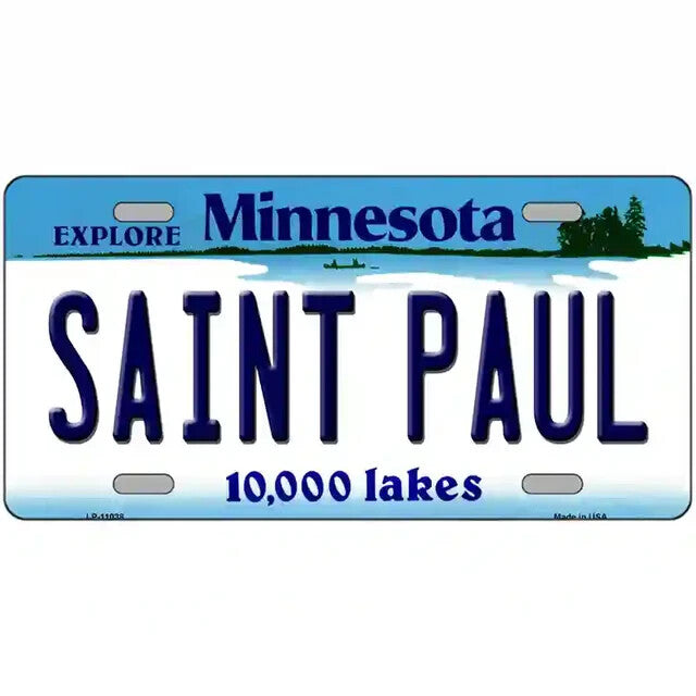 Saint Paul Minnesota Metal Sign