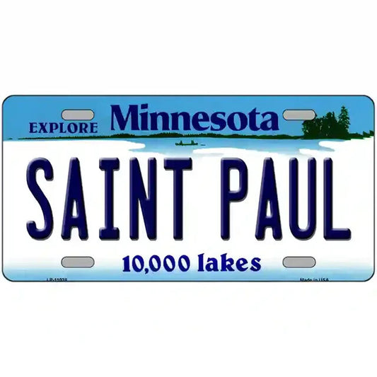Saint Paul Minnesota Metal Sign