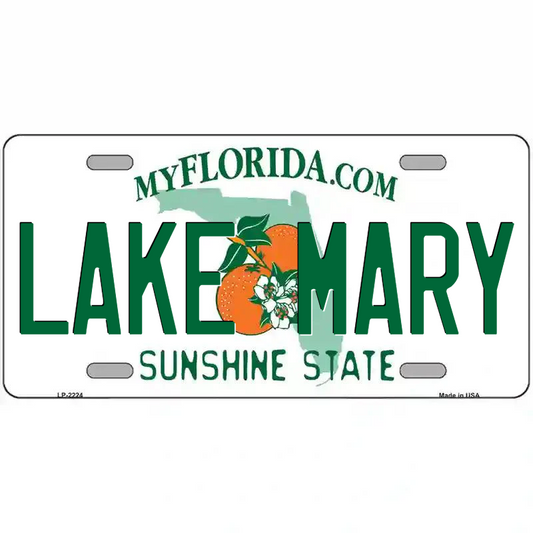 Lake Mary Florida Metal Sign