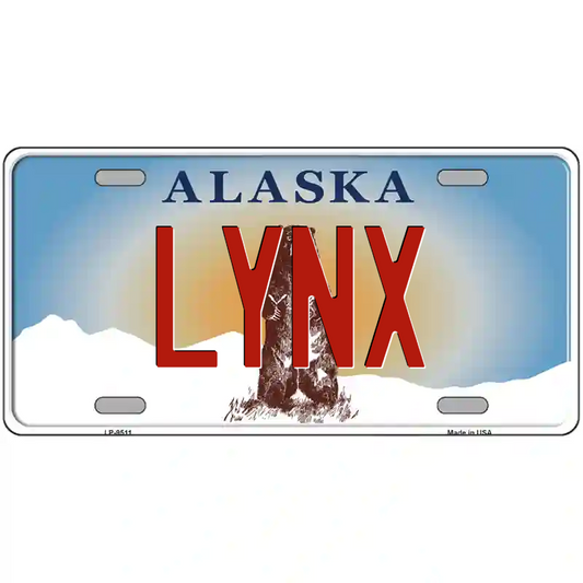 Lynx Alaska Metal Sign