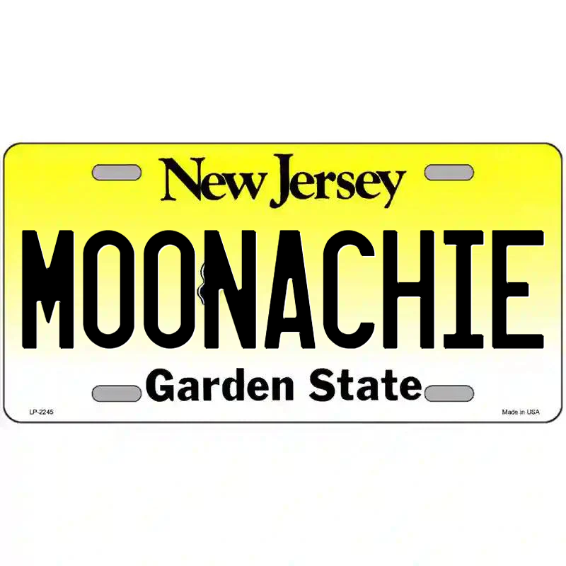 Moonachie New Jersey Metal Sign