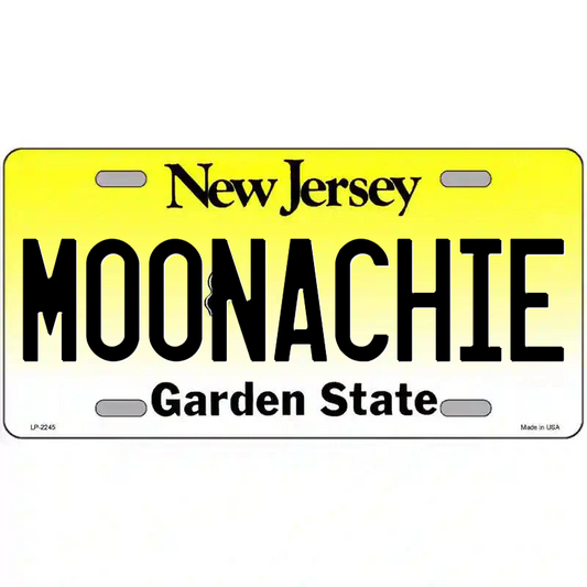 Moonachie New Jersey Metal Sign