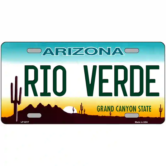 Rio Verde Arizona Metal Sign