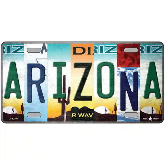 Arizona Strip Art Metal Sign