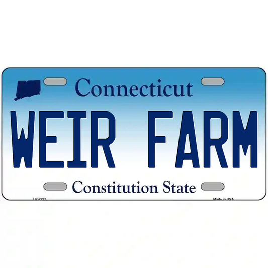 Weir Farm Connecticut Metal Sign