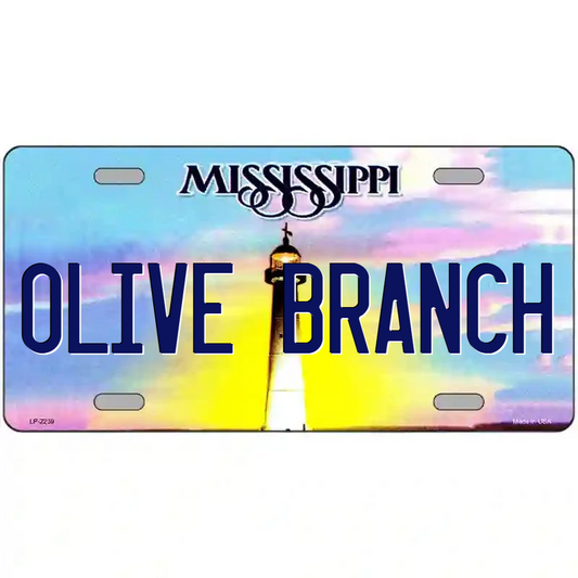 Olive Branch Mississippi Metal Sign