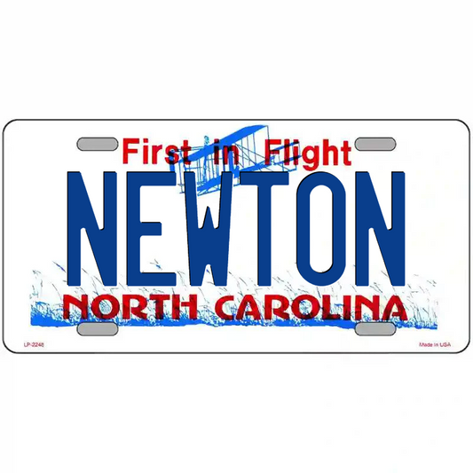Newton North Carolina Metal Sign