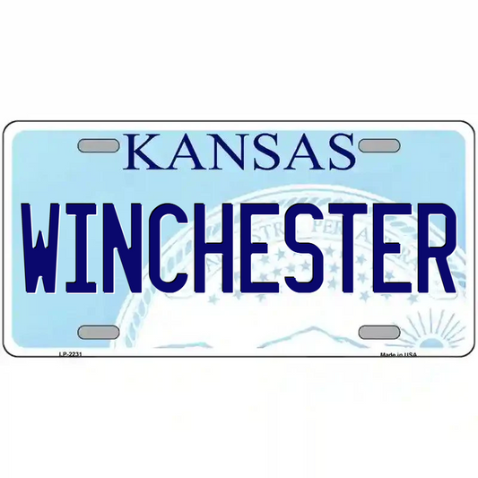 Winchester Kansas Metal Sign