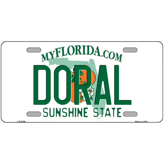 Doral Florida Metal Sign