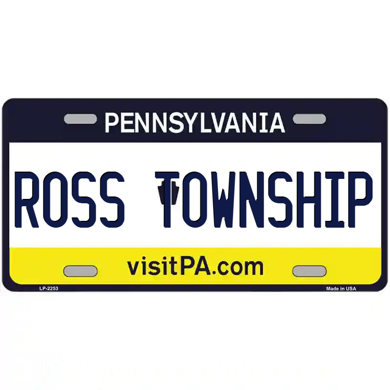 Ross Township Pennsylvania Metal Sign
