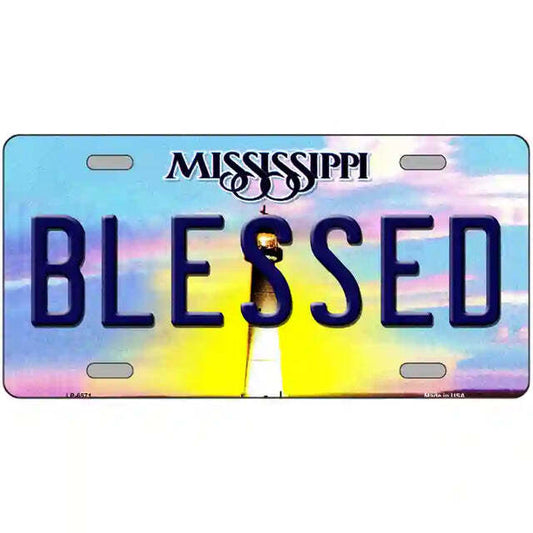 Blessed Mississippi Metal Sign
