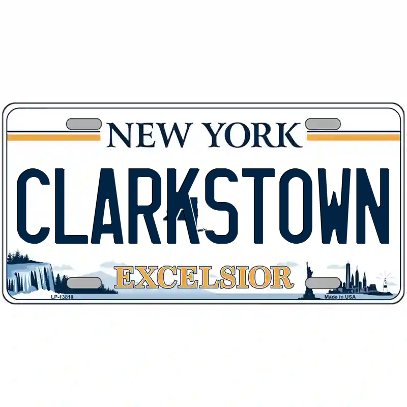 Clarkstown New York Excelsior Metal Sign