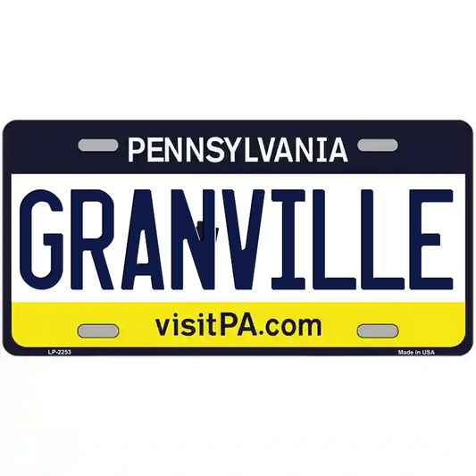 Granville Pennsylvania Metal Sign
